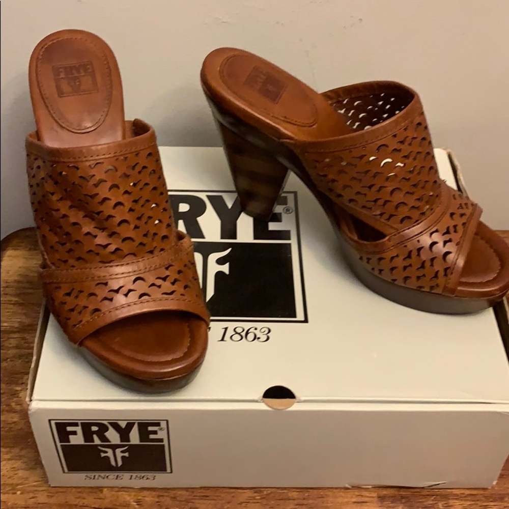 Frye high heels sandals